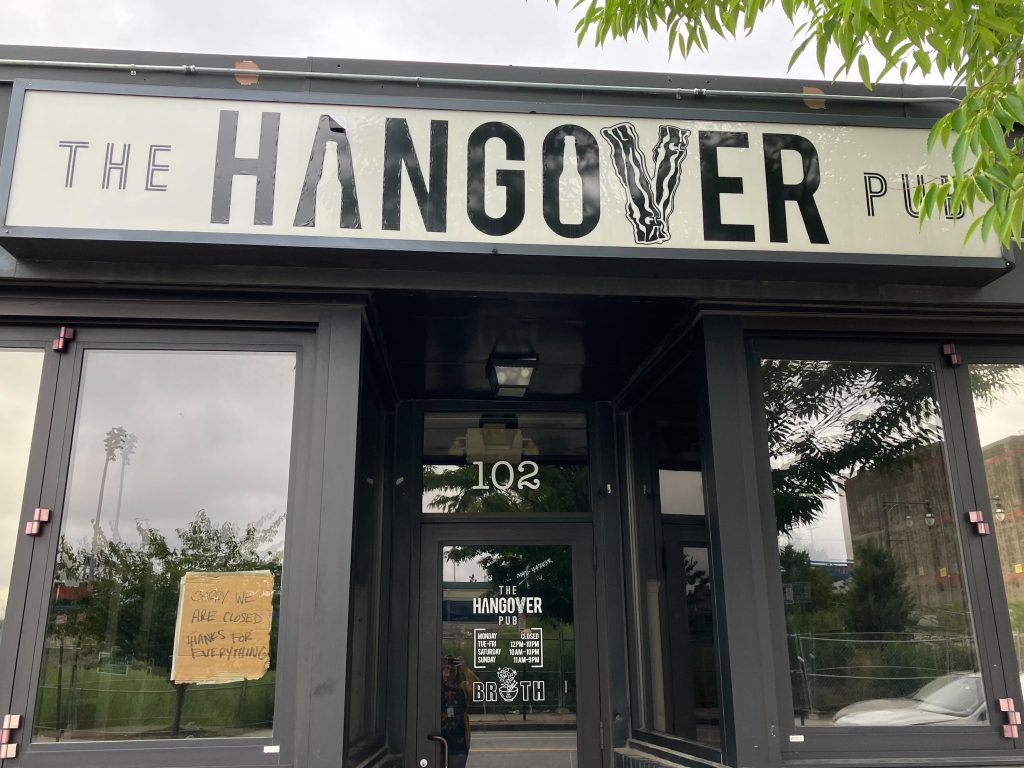 hangover pub cafe